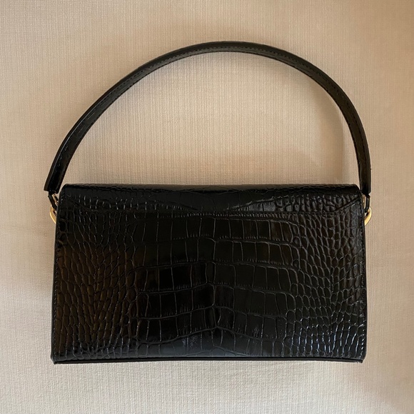 ANINE BING Colette Bag - Black Croc (NWT) - Picture 4 of 11